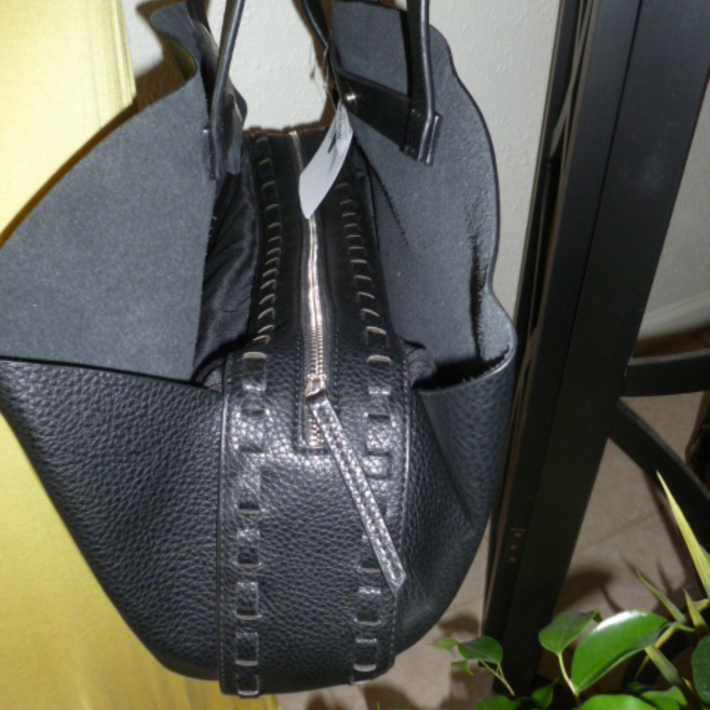 Extra Large HOBO Tote Bag Black Hide  NWT